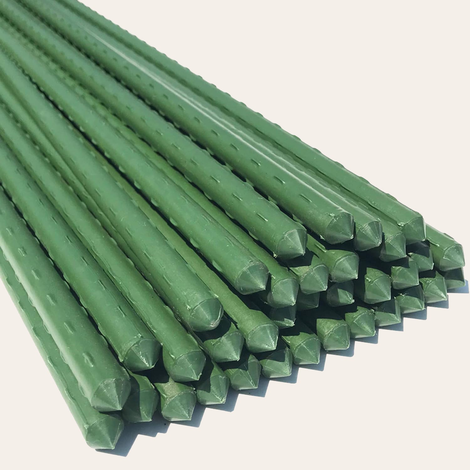 Plastic coated steel garden stakes in multiple diameters - 11mm 16mm 20mm