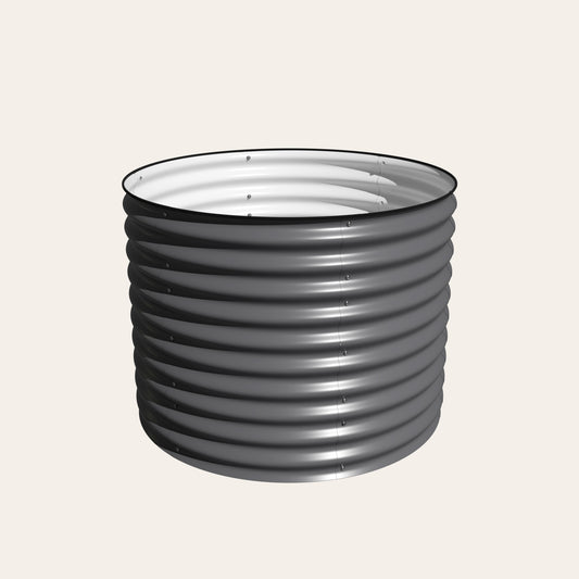 32" Tall Large Round Metal Raised Garden Bed