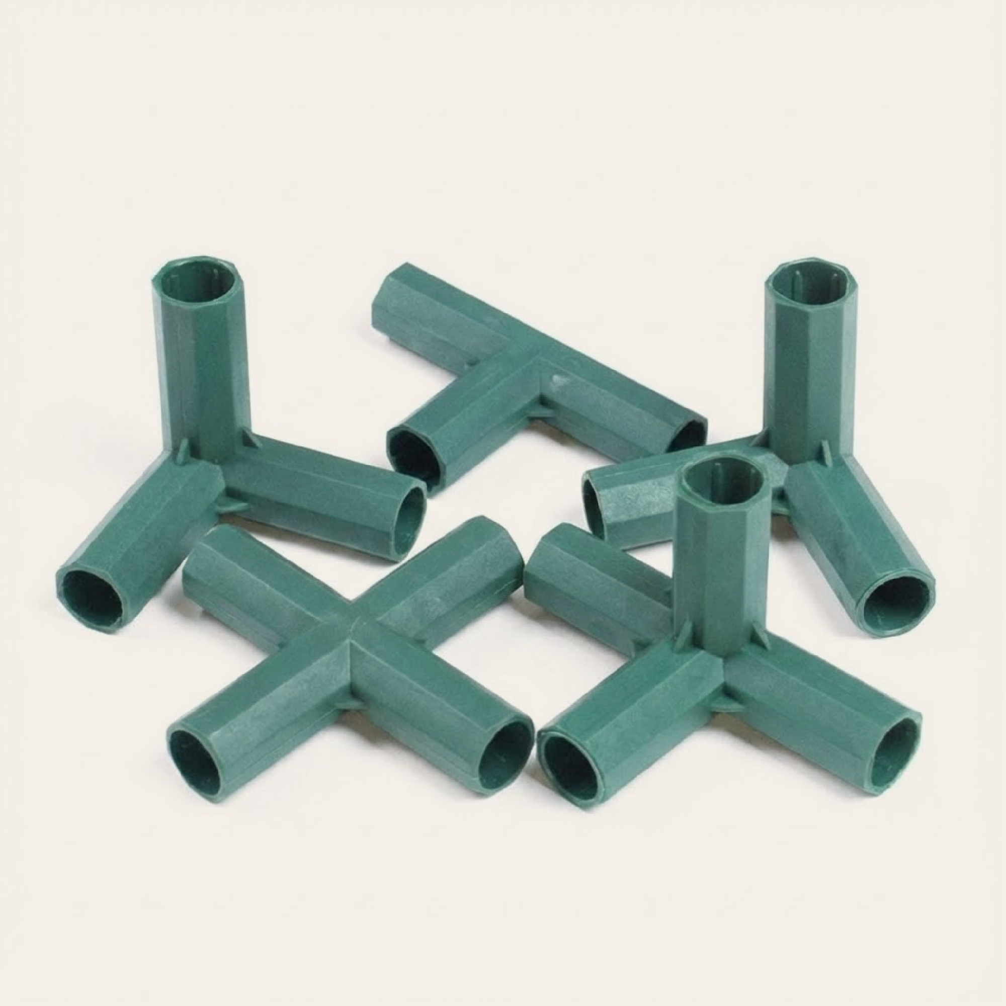 Corner connector product packaging for garden stakes